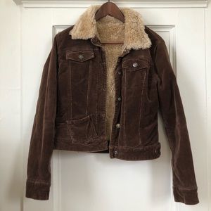 Vintage Sherpa & Corduroy Jacket